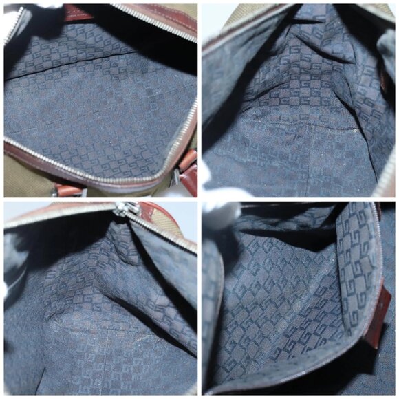 GUCCI Hand Bag Canvas Leather Khaki Brown 30458 Auth 135059 - Picture 16 of 16